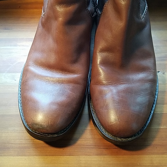 Ecco brown leather riding boots - Picture 6 of 8